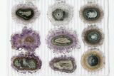 Lot: ~ Amethyst Stalactite Slices ( Pieces) #101748-2